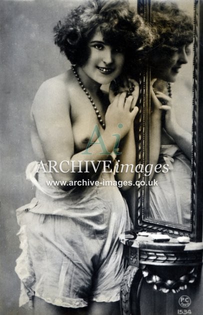 Edwardian Semi nude PC1534 col