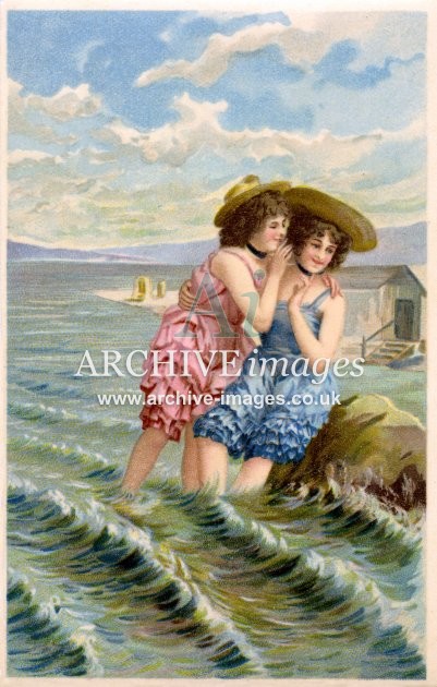 Bathing Beauties, Pink & Blue D FG