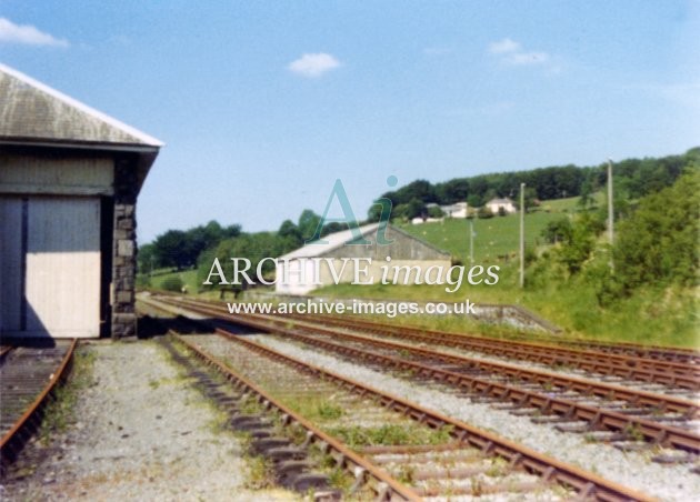 Lampeter Goods Shed & Loading Dock 1974