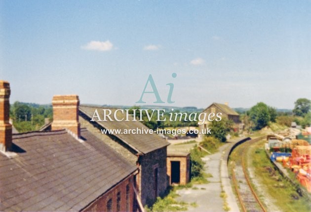 Llanybyther Railway Station 1974