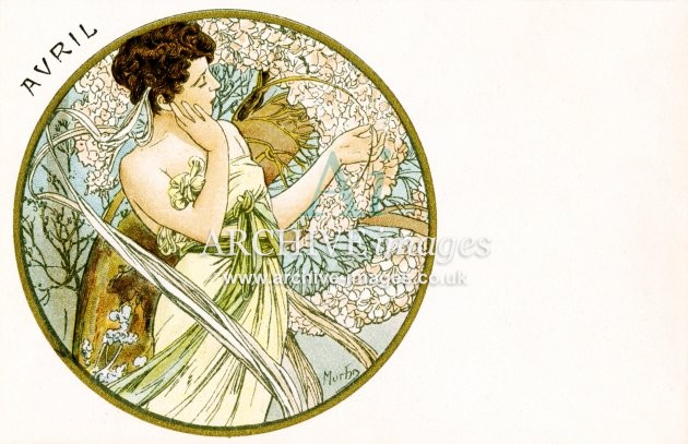 Alphonse Mucha, Avril FG