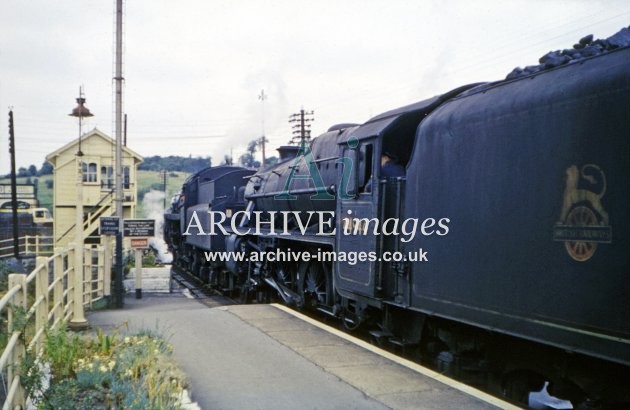 Radstock North Railway Station 1962
