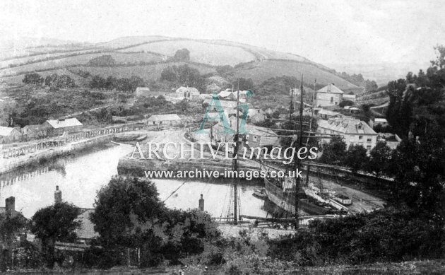 Pentewan Harbour c1905