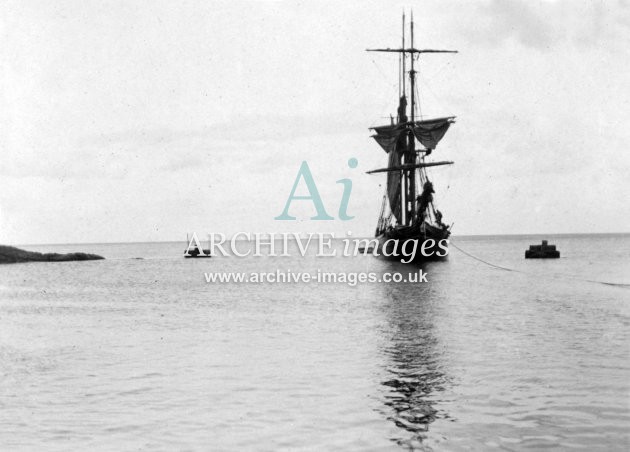 Waiting To Enter, Pentewan Harbour c1910