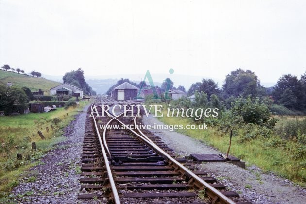 Lampeter Railway Station & Goods Yard 1974