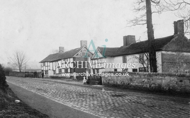 Marple, half-timbered houses c1904