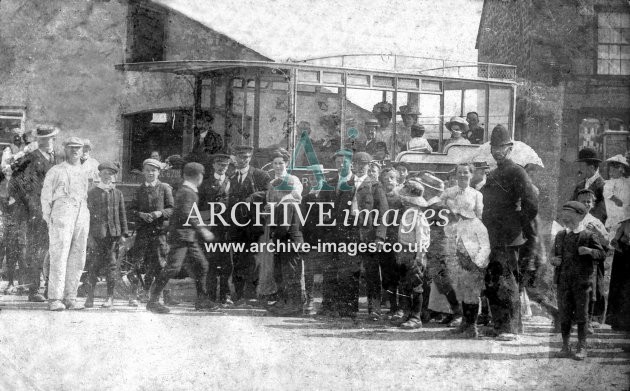 St Dennis Group & GWR Motor Bus c1906