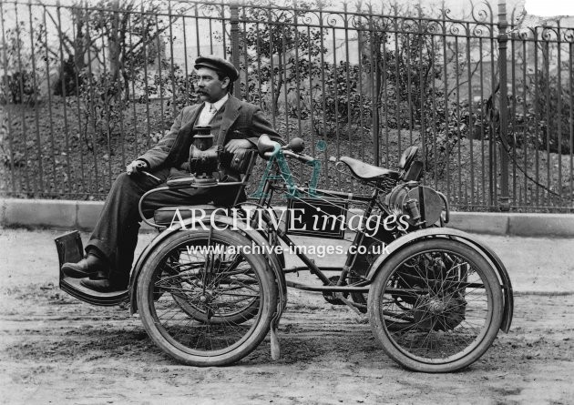 Edwardian 4-Wheeled Motorcycle Car MD