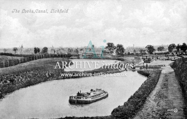 Lichfield Canal, locks nr Lichfield