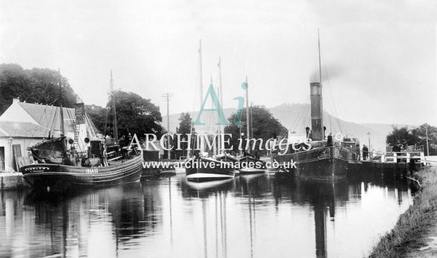 Caledonian Canal, Muirtown wharf