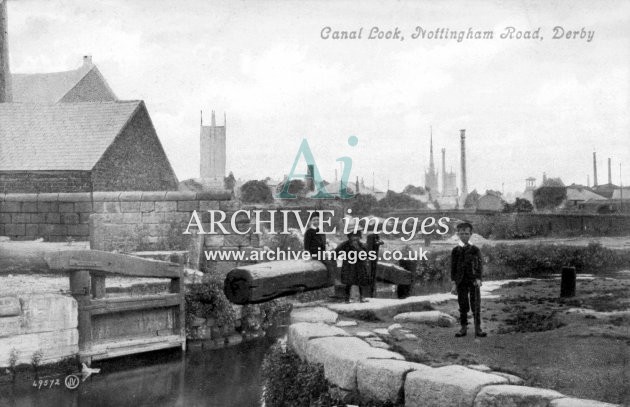 Derby Canal, Lock, Nottingham Rd