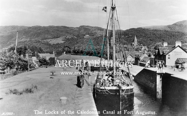 Caledonian Canal, Fort Augustus Locks A
