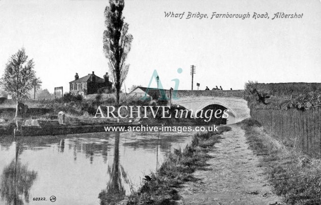 Basingstoke Canal, Wharf Bridge Aldershot
