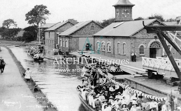 Grand Junction Canal, Bulbourne, Sunday school outing c1910
