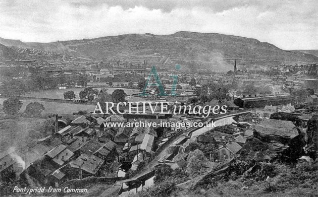 Glamorganshire Canal, Locks & Brown Lenox Works, Pontypridd