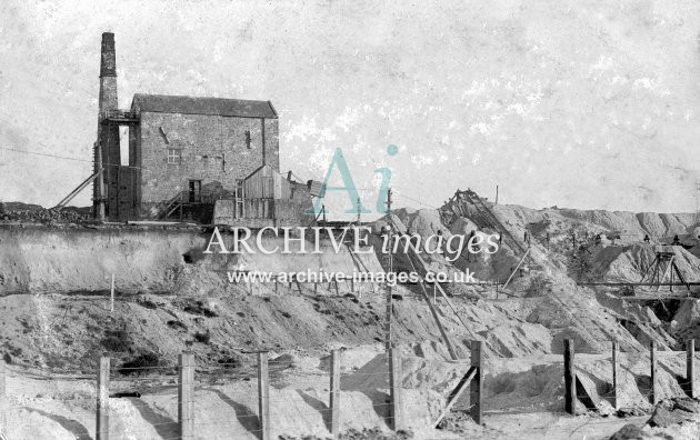 St Austell, Engine House, Clay Pit c1906