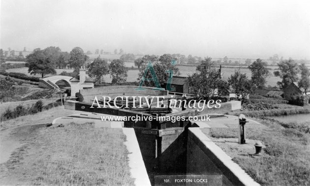 Grand Junction Canal, Foxton Locks c1950