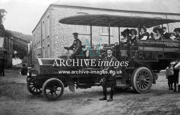 St Austell, GWR Bus c1908