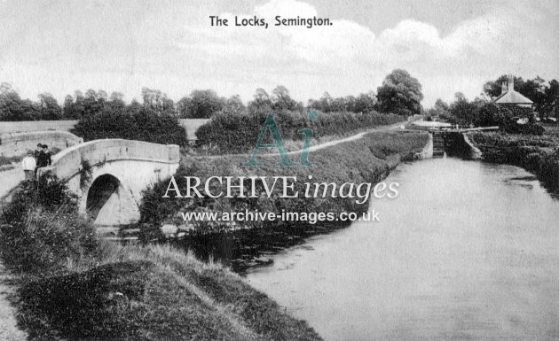 Kennet & Avon Canal, Semington, Junction with Wilts & Berks Canal c1905