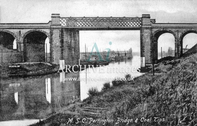 Manchester Ship Canal, Partington Bridge, MSC c1905