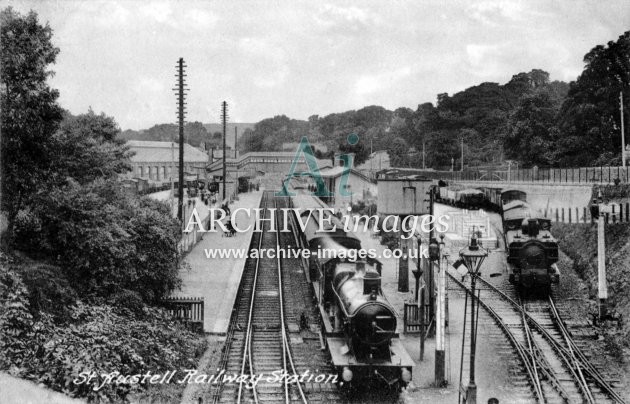 St Austell Railway Station GWR c1908