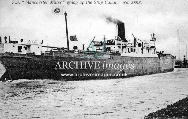 Manchester Ship Canal, SS Manchester Miller, MS Canal c1905