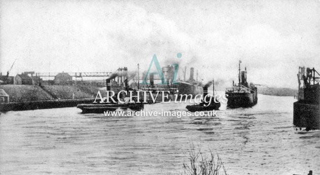 Manchester Ship Canal, SS Royal Prince, Partington c1905