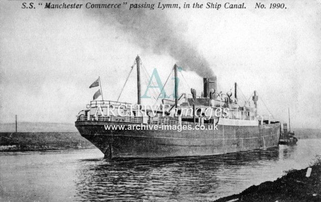 Manchester Ship Canal, SS Manchester Commerce c1905