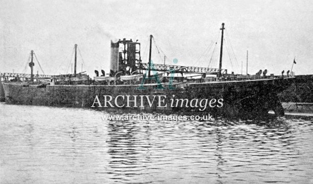 Manchester Ship Canal, SS Bostonian Coaling, Partington c1905