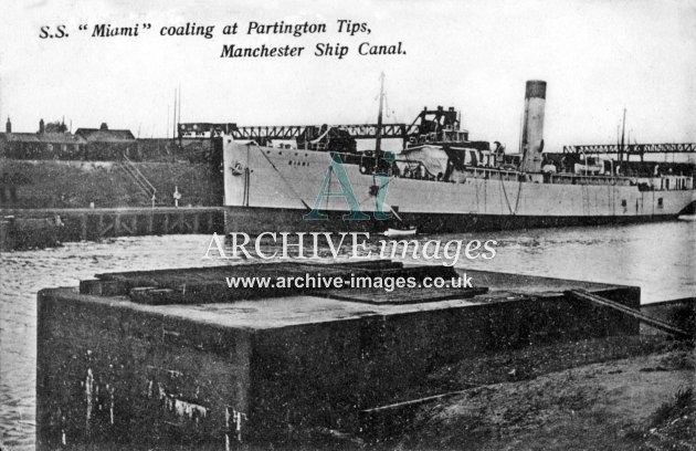 Manchester Ship Canal, SS Miami Coaling, Partington c1905