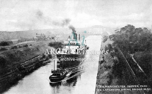 Manchester Ship Canal, SS Manchester Shipper, Latchford c1905