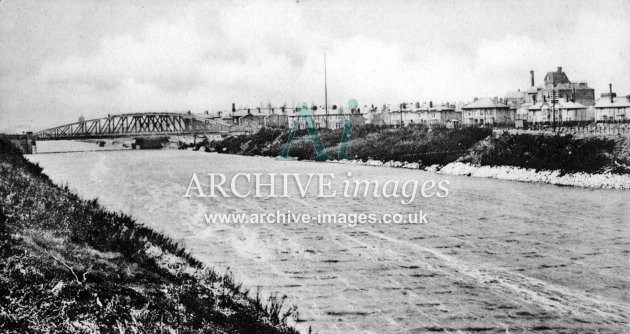 Manchester Ship Canal, Stockton Heath Swing Bridge c1905