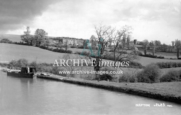 Oxford Canal at Napton c1950