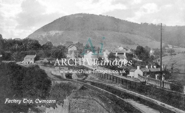 Monmouthshire Canal, Cwmcarn, Factory Trip 