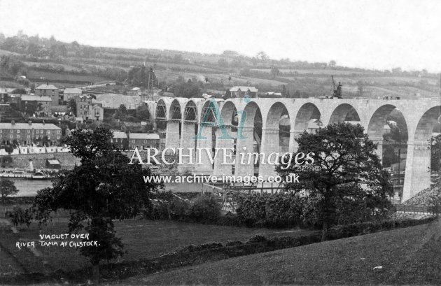 Calstock Viaduct Construction