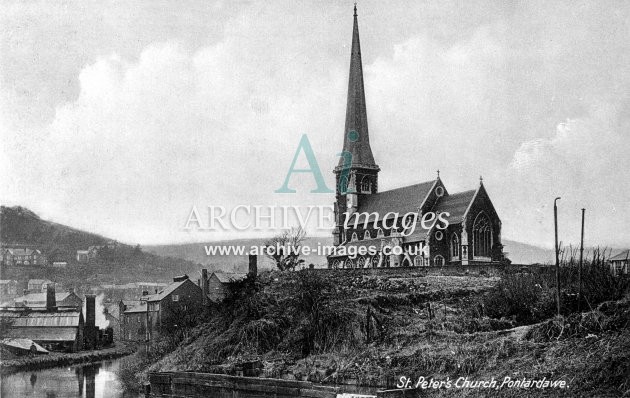 Swansea Canal & church, Pontardawe