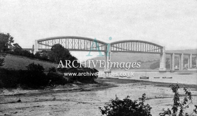 Saltash, Royal Albert Bridge c1890