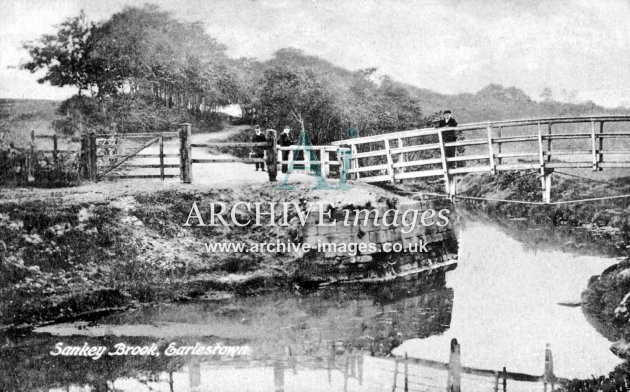 Sankey Brook Navigation near Earlestown c1906