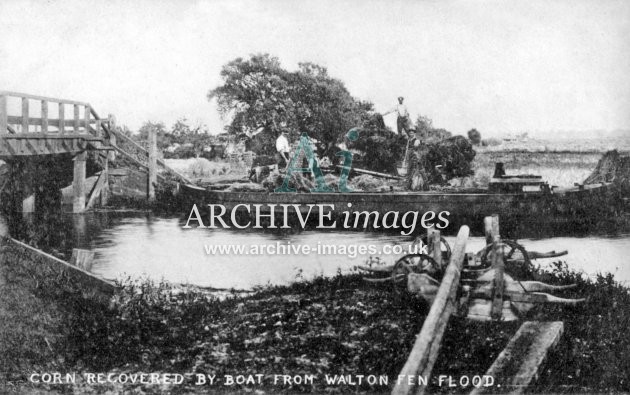 Walton Fen nr Ramsey, 1912 Floods