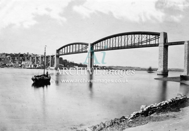 Saltash, Royal Albert Bridge 1868