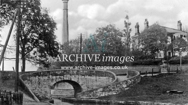 Peak Forest Canal, Captain Clark's Bridge, Hyde c1910