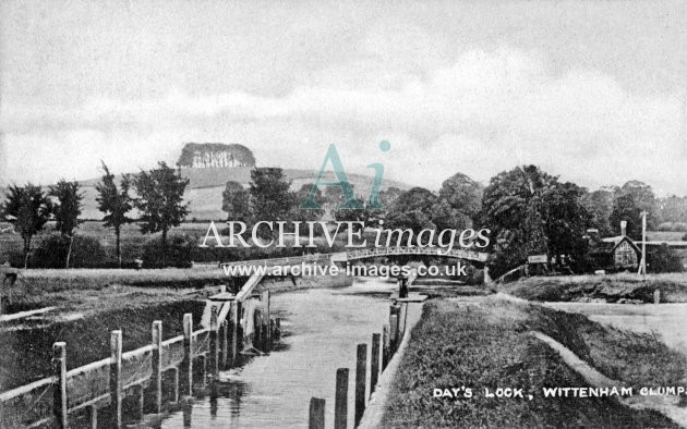Kennet & Avon Canal, Day's Lock, Wittenham, c1905