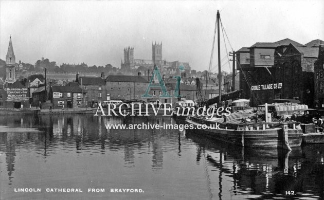 Fossdyke & Witham Navigation, Lincoln Docks c1910