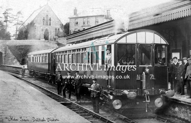 Saltash Railway Station & GWR SRM No. 7 c1906