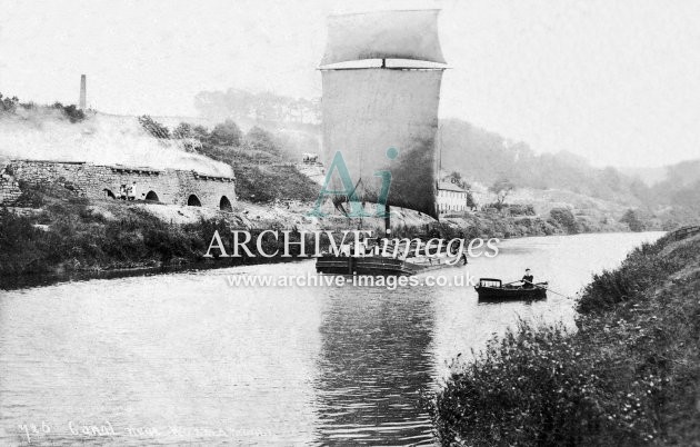 Sheffield & South Yorkshire Navigation, Humber Keel Passing Levitt Hagg c1907