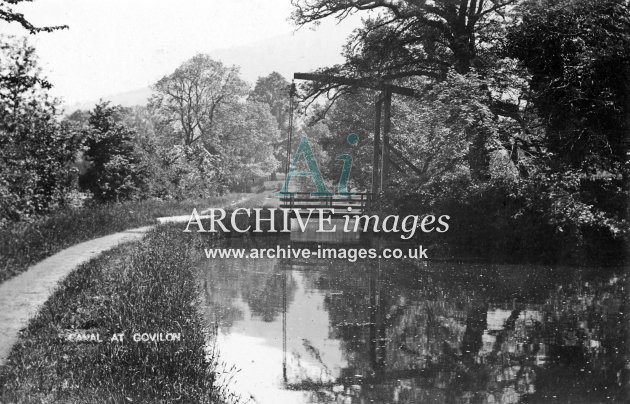 Brecon & Abergavenny Canal, Drawbridge at Govilon C