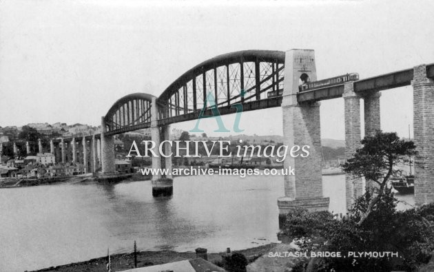 Saltash, Royal Albert Bridge c1908