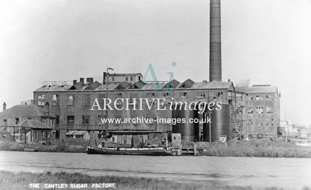 River Yare, Cantley Sugar Factory c1925