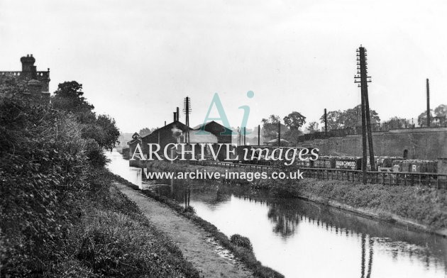 Grand Union Canal, Weedon Railway Goods Yard & Wharf c1910