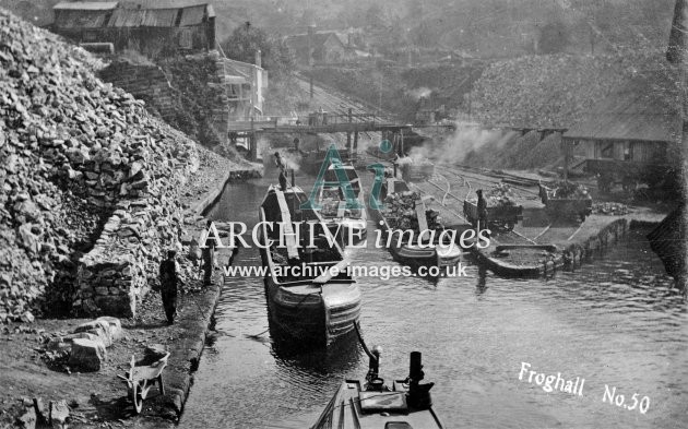 Caldon Canal, Froghall Wharf c1908